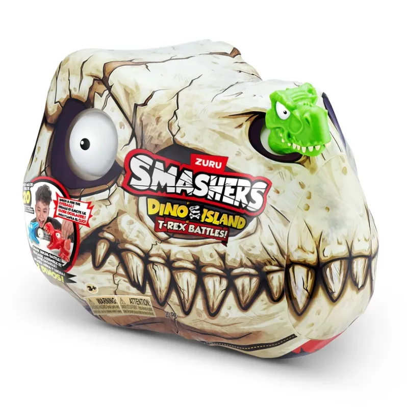 Smashers Dino Island T-Rex Battles Mini ass