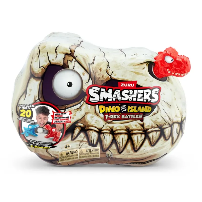 Smashers Dino Island T-Rex Battles Mini ass