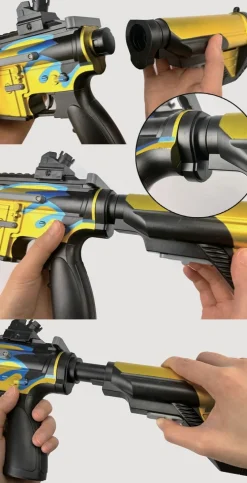 Sniper riffel med kikkert 74 cm
