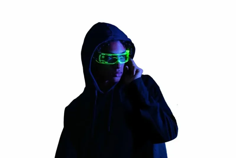 Spy X Nat-observationsbriller m. LED-lys