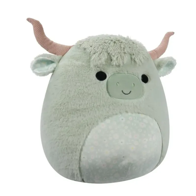 Squishmallows 40 cm Fuzz A Mallows Iver Highland Cow