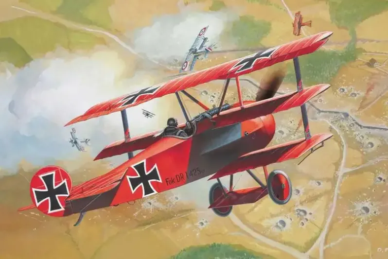 Starter Kit Fokker DR.1 Triplane 1:72
