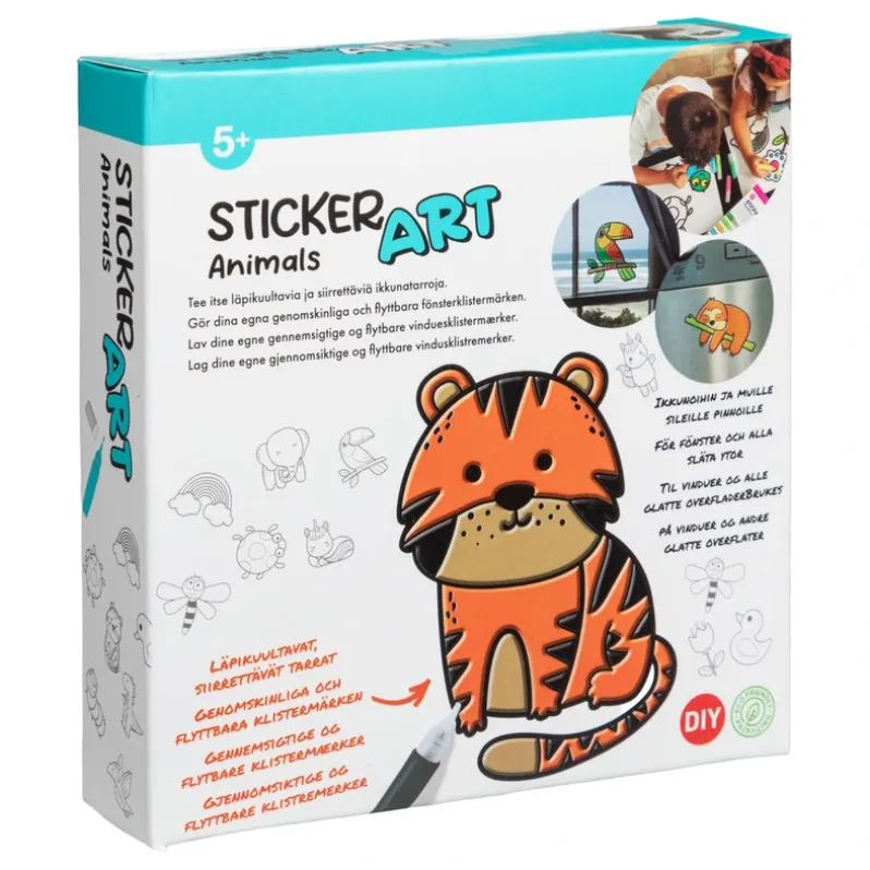 Sticker Art vinduesklistermærker ass