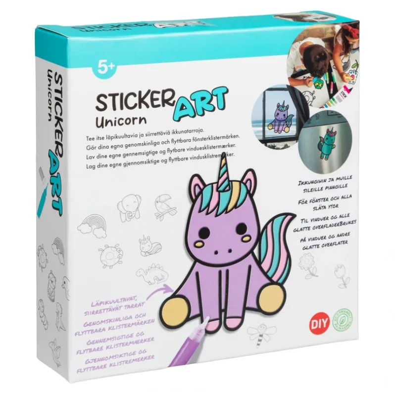 Sticker Art vinduesklistermærker ass