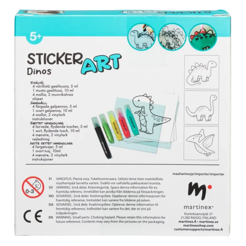 Sticker Art vinduesklistermærker ass