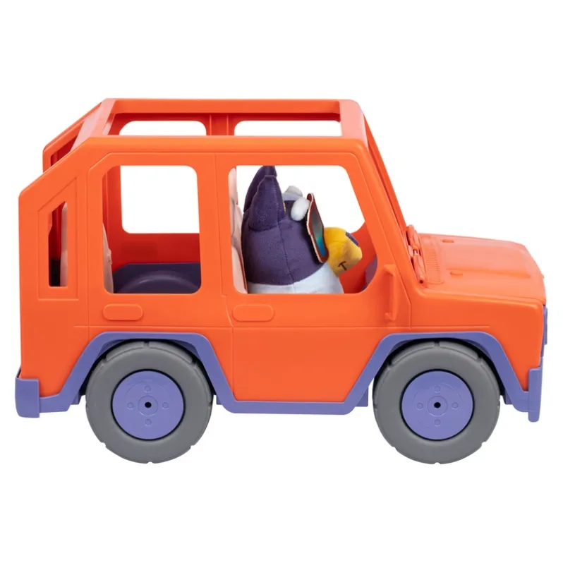 Stor Bluey Bamse og 4WD bil