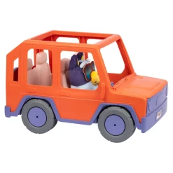Stor Bluey Bamse og 4WD bil