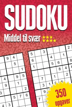Sudoku - middel til svær