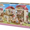 Sylvanian Families Byhus med Lys - med hemmeligt loftsrum