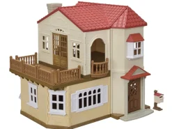 Sylvanian Families Byhus med Lys - med hemmeligt loftsrum