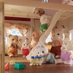 Sylvanian Families Byhus med Lys - med hemmeligt loftsrum