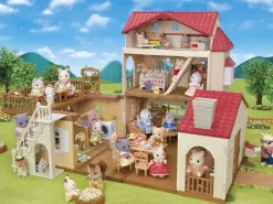 Sylvanian Families Byhus med Lys - med hemmeligt loftsrum