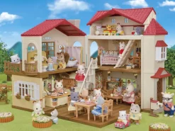 Sylvanian Families Byhus med Lys - med hemmeligt loftsrum