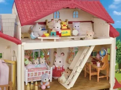 Sylvanian Families Byhus med Lys - med hemmeligt loftsrum