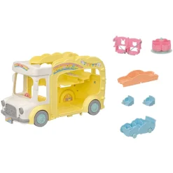 SYLVANIAN FAMILIES Regnbue Sjov Børnehave Bus