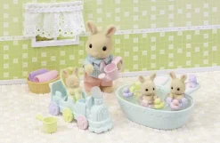 Sylvanian Families Trillingernes Badetid's sæt