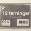 Terninger 12 stk. i æske