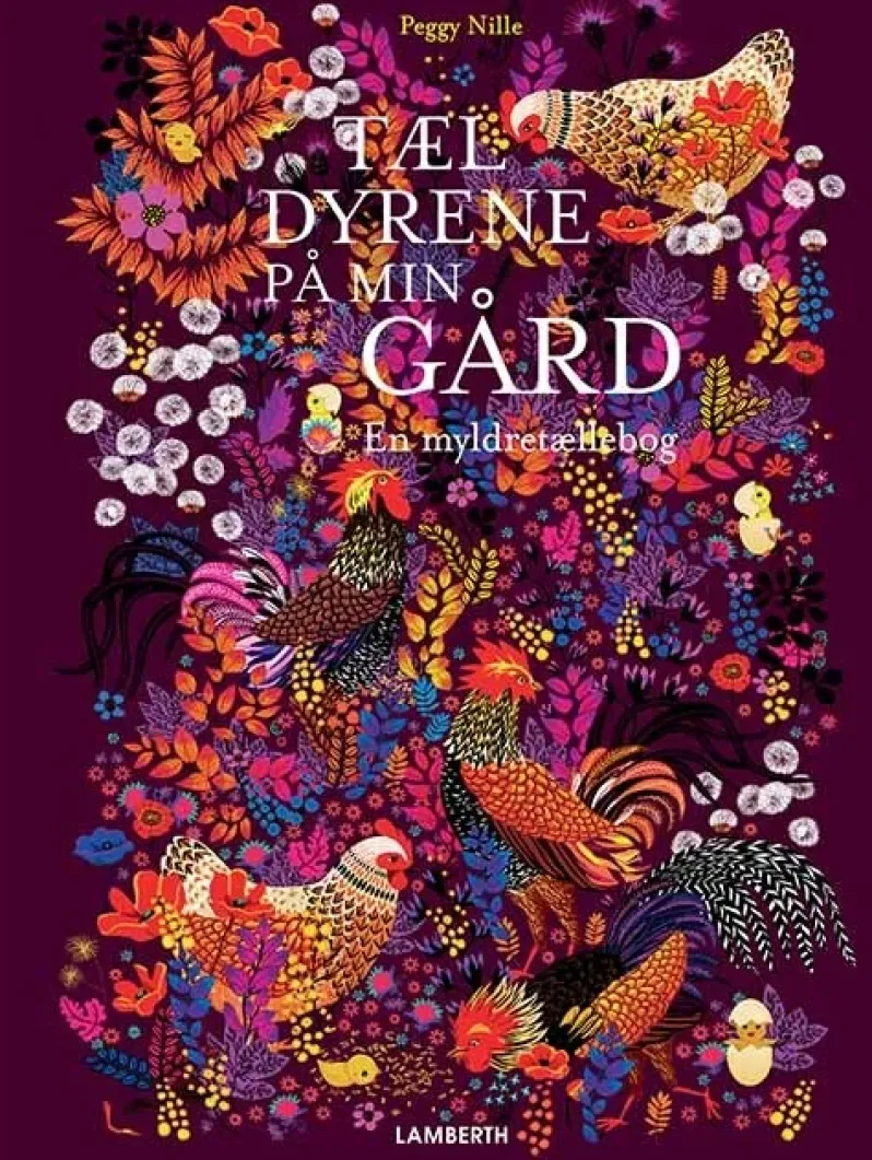 Tæl dyrene på min gård - En myldretællebog