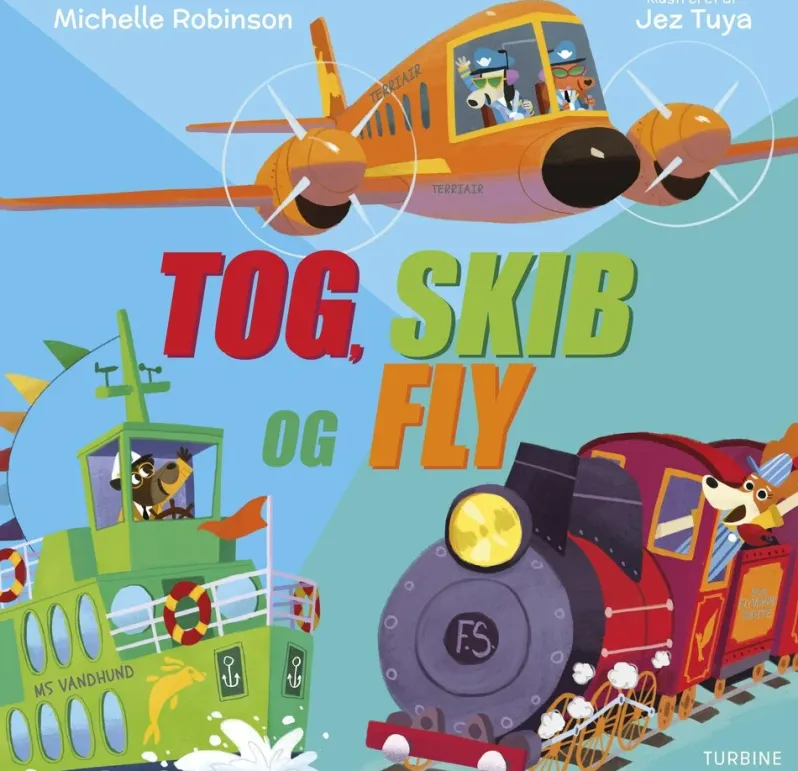 Tog, skib og fly