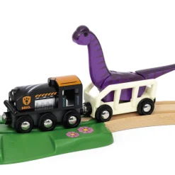 Togbanesæt med dinosaurer