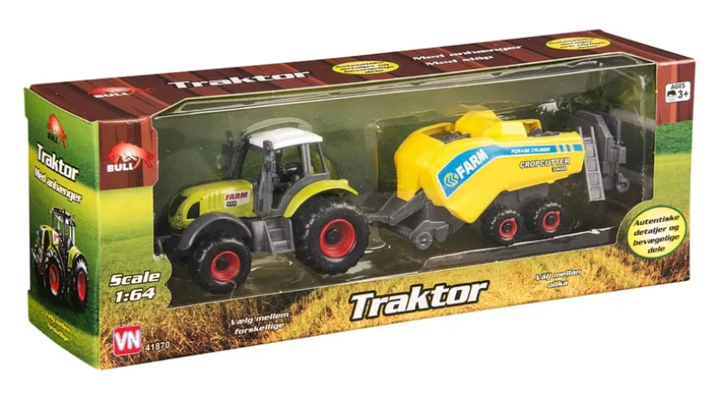 Traktor med anhænger ass