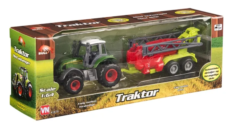 Traktor med anhænger ass