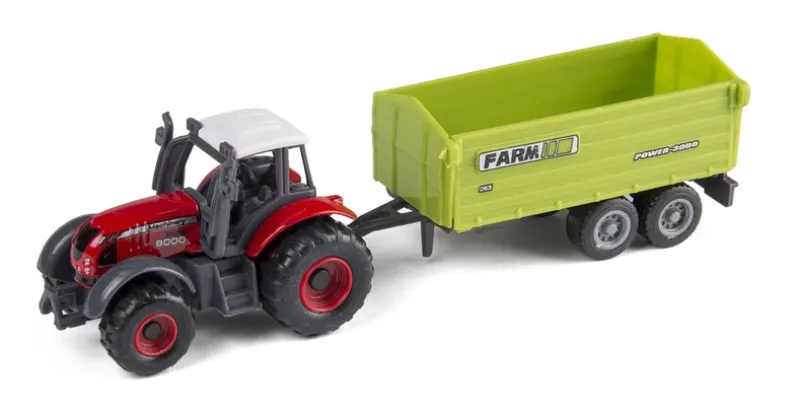 Traktor med anhænger ass