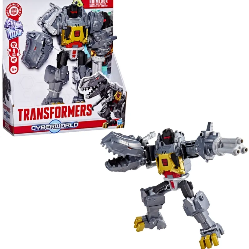 Transformers Cyberworld - Chomp & Battle Grimlock actionfigur