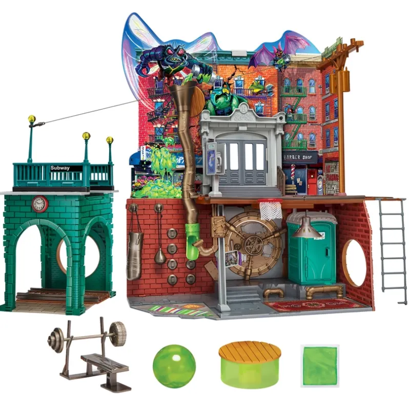 Turtles Mutant Mayhem Large Playset Sewer Lair Dlx