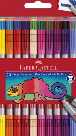 Tusser Faber-Castell 2 spidser 20 stk.