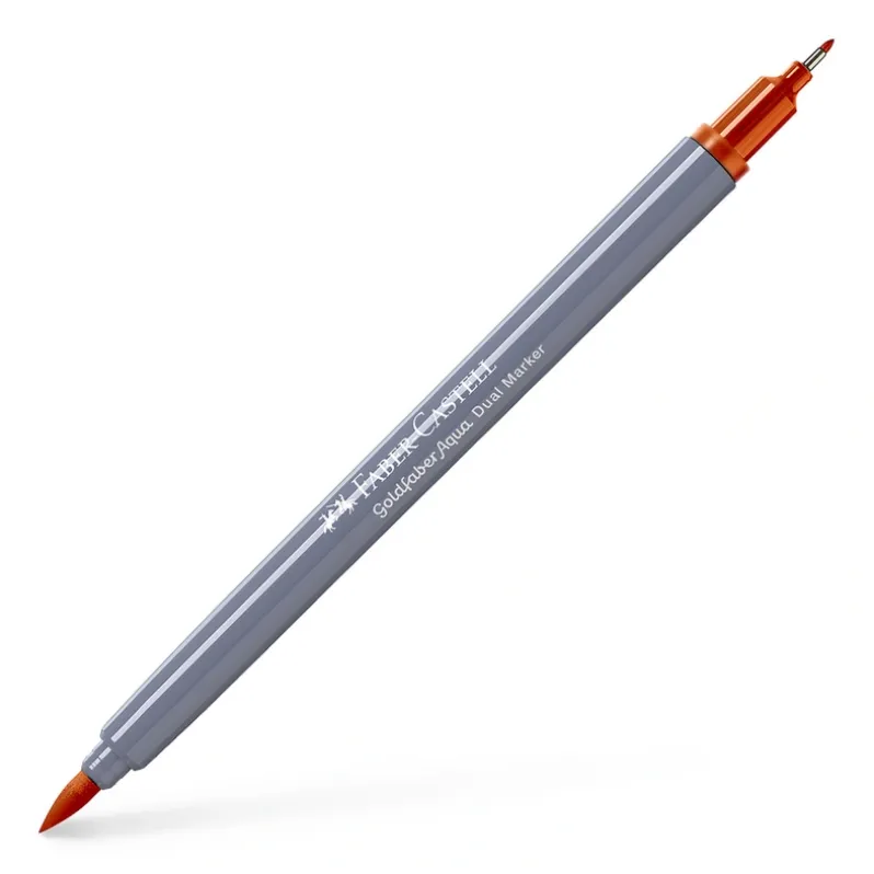 Tusser dobbelt Goldfaber Aqua terracotta 186