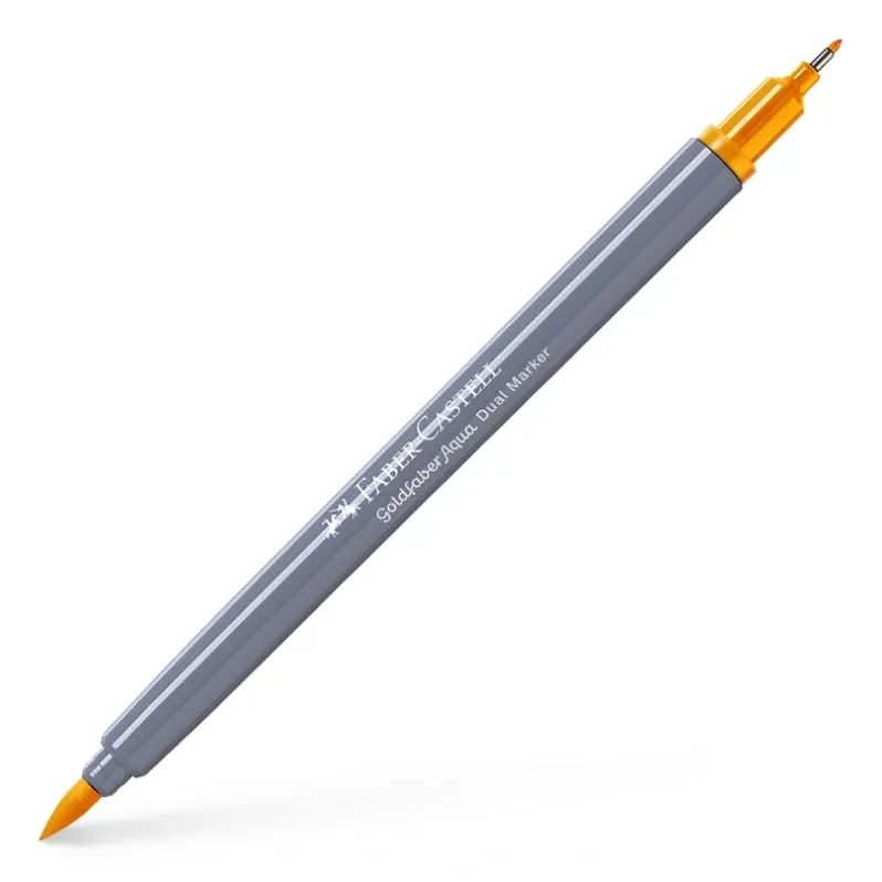 Tusser dobbelt Goldfaber Aqua dark yellow 109