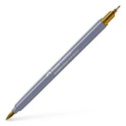 Tusser dobbelt Goldfaber Aqua green ochre 269