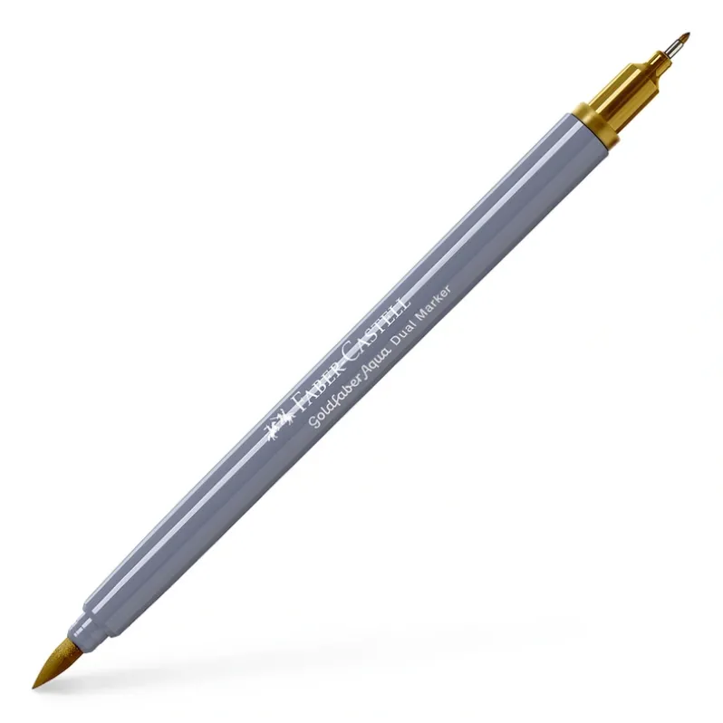 Tusser dobbelt Goldfaber Aqua green ochre 269