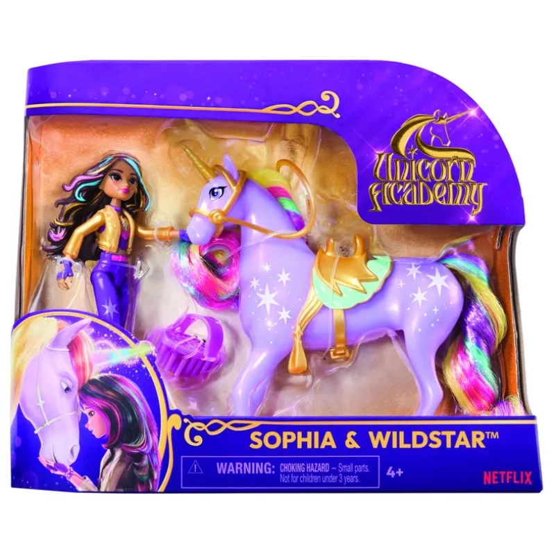 Unicorn Academy Dukke & Enhjørning ass.