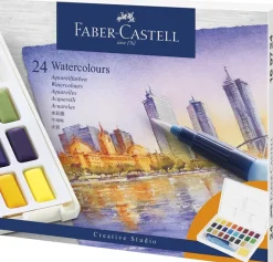 Vandfarver Faber-Castell 24 stk
