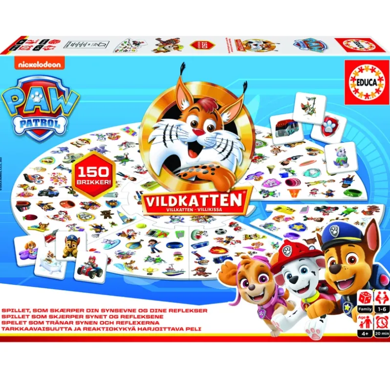 Vildkatten Paw Patrol 150 brikker