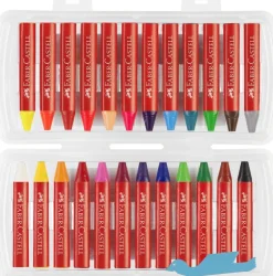 Vokskridt jumbo Faber-Castell 24 farver