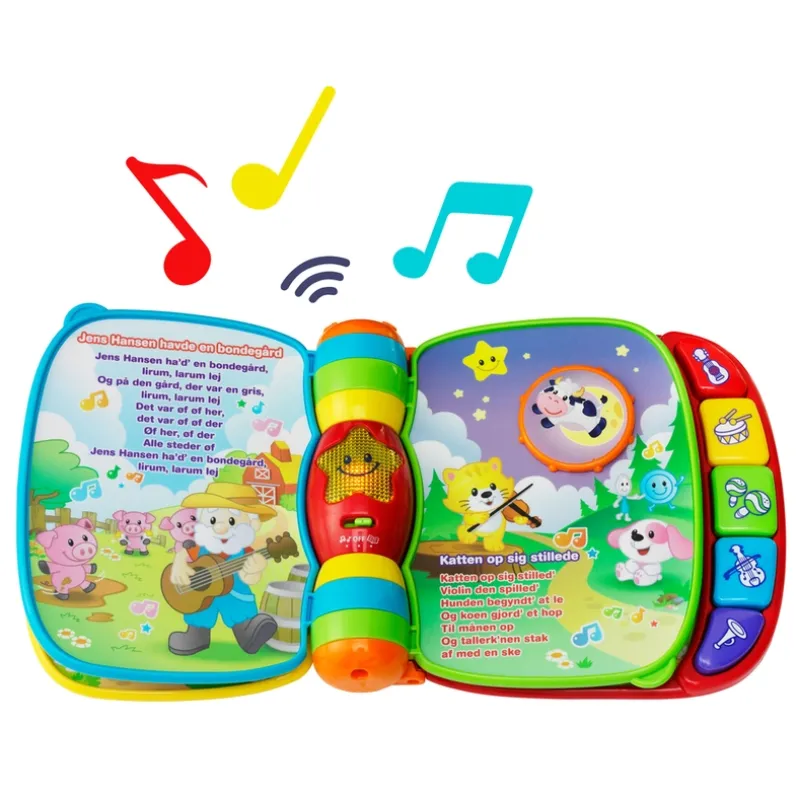 Vtech Baby musikbog med børnesange
