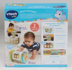Vtech 2i1 Rullende Tromme – aktivitetslegetøj til børn fra 3-36 mdr.