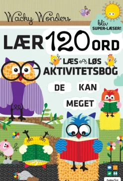 Wacky Wonders aktivitetsbog med 120 ord + stickers