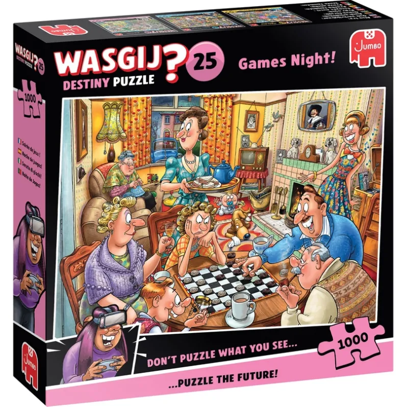 Wasgij Destiny 25 Games Night! 1000 brikker