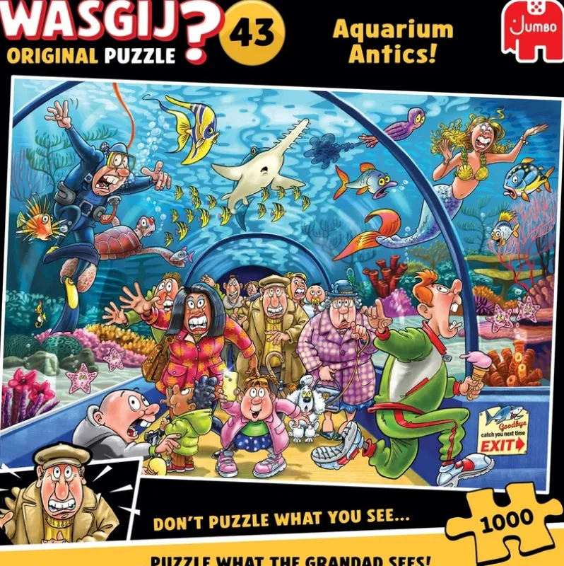 Wasgij Original 43 Aquarium Antics! 1000 brikker