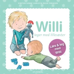 Willi leger med lillesøster