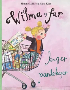 Wilma og far bager pandekager