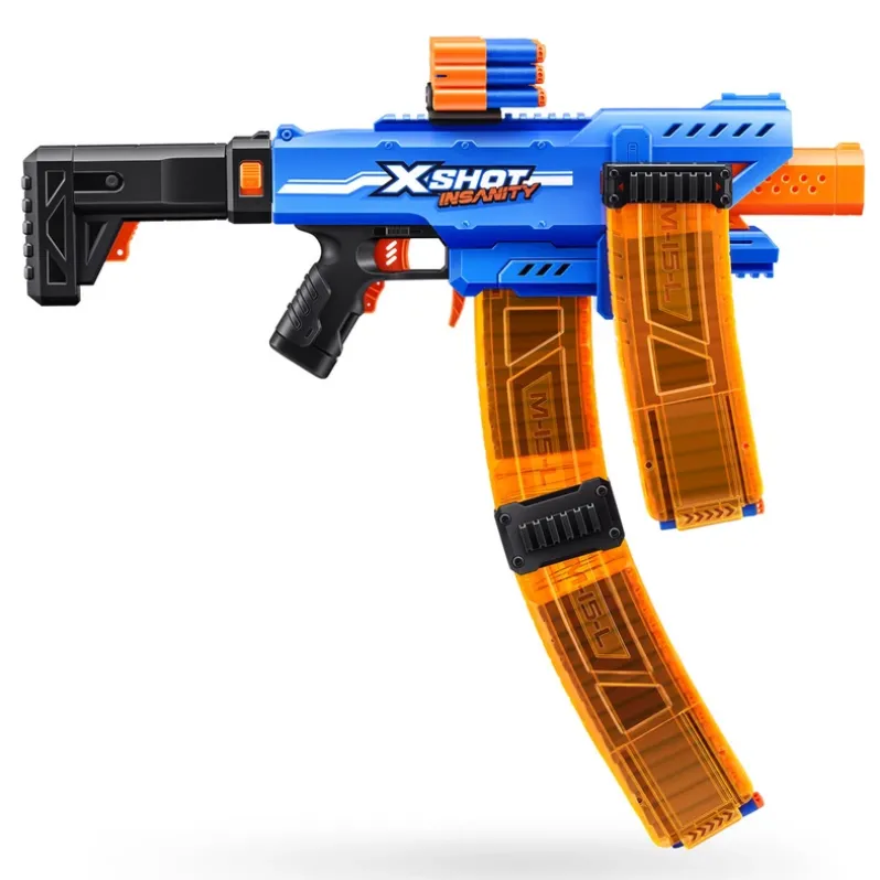 Xshot Insanity Motorised Clip Mania med 72 Darts