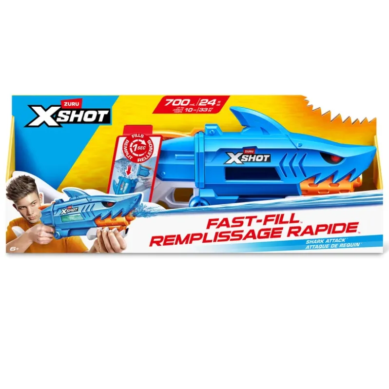Xshot WATER Fast Fill vandpistol, haj