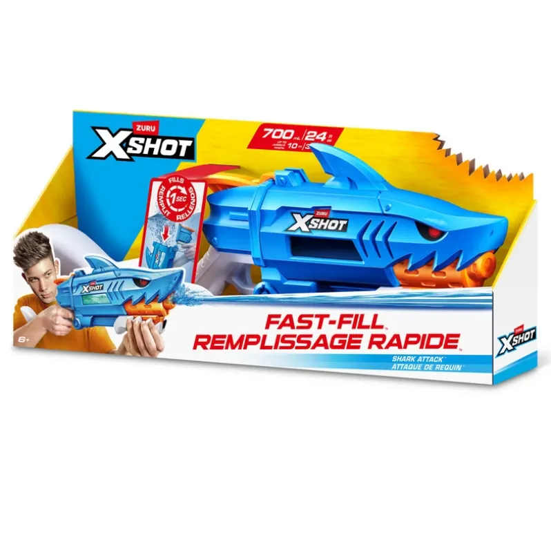 Xshot WATER Fast Fill vandpistol, haj